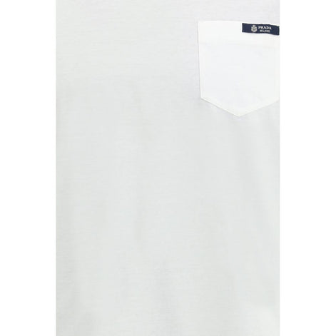 Prada White Cotton T-Shirt Prada