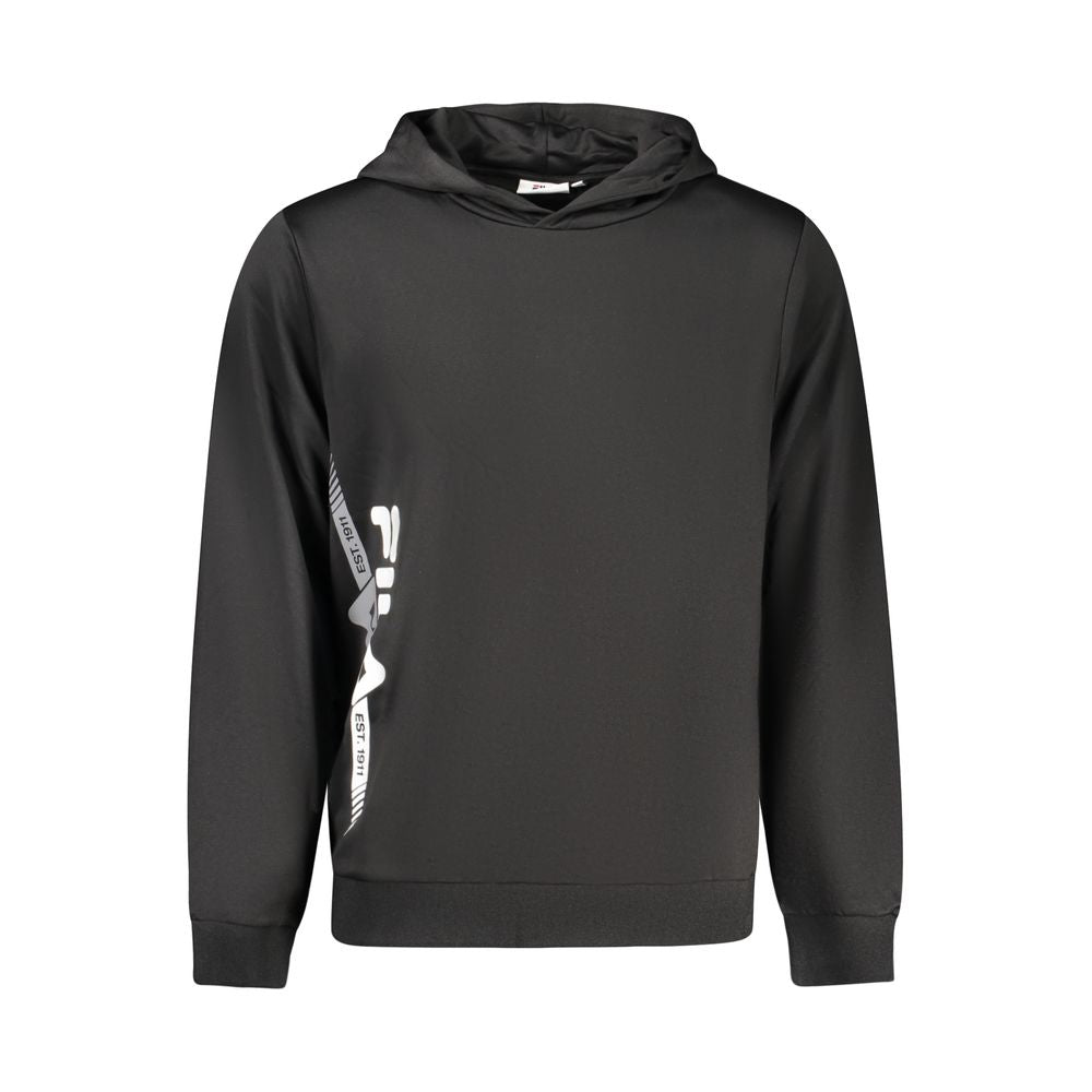 Fila Black Polyester Men Sweatshirt Fila