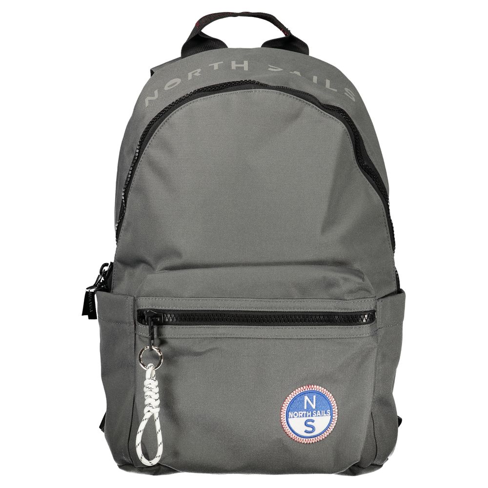North Sails Grigio Polyester Men Backpack North Sails