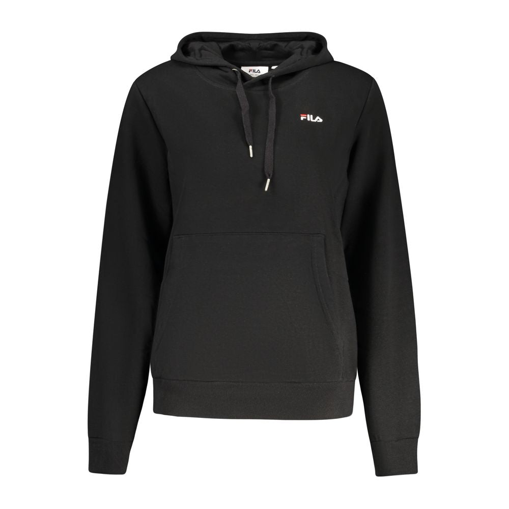 Fila Black Cotton Women Hoodie Fila