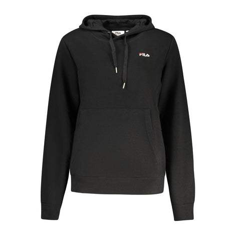 Fila Black Cotton Women Hoodie Fila