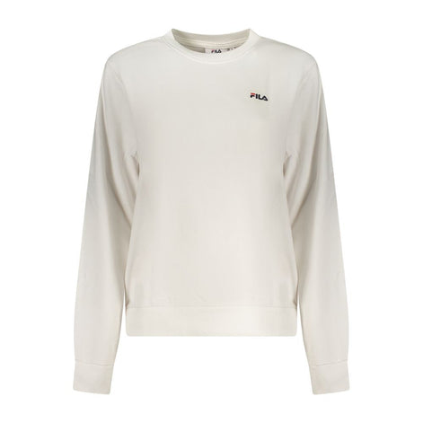 Fila White Cotton Women Sweatshirt Fila