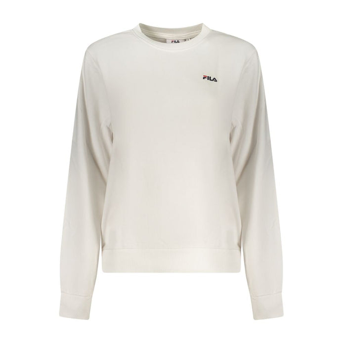 Fila White Cotton Women Sweatshirt Fila