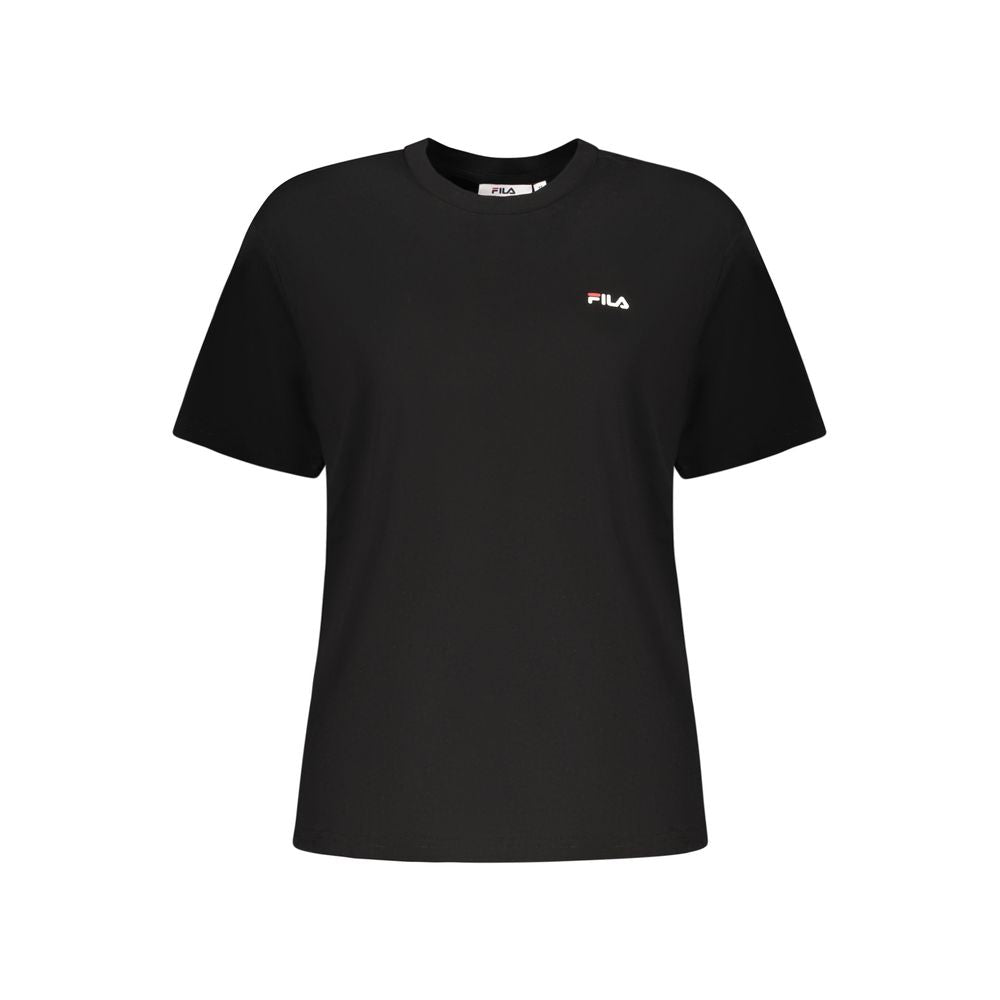 Fila Black Cotton Women T-Shirt Fila