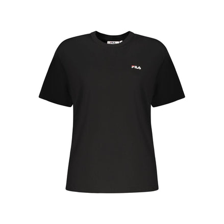 Fila Black Cotton Women T-Shirt Fila