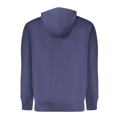 Fila Blue Cotton Mens Sweatshirt with Hood Fila