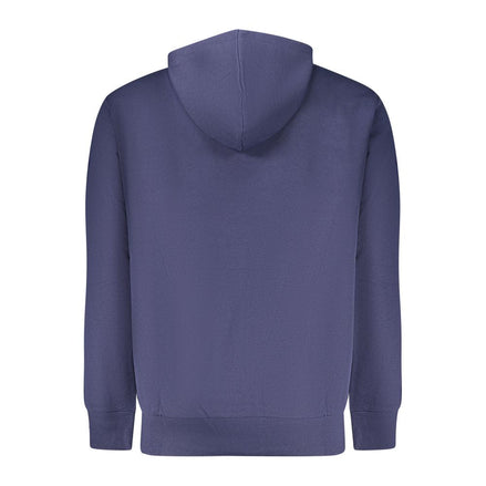 Fila Blue Cotton Mens Sweatshirt with Hood Fila