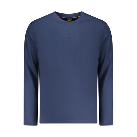 Hugo Boss Blue Organic Cotton Men T-Shirt Hugo Boss
