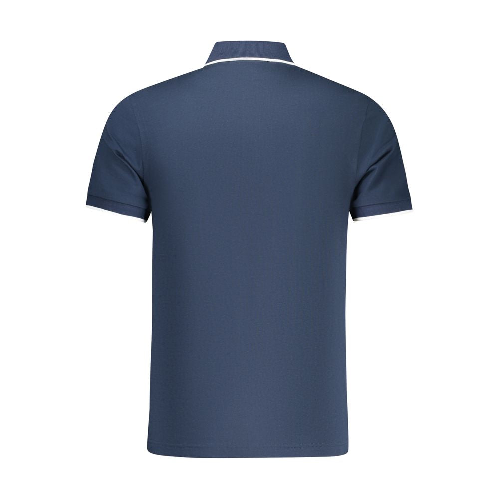 Hugo Boss Blu Cotton Men Polo Hugo Boss