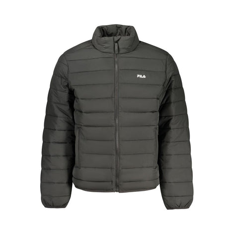 Fila Black Polyester Men's Jacket Fila