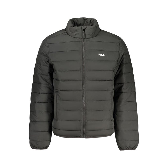 Fila Black Polyester Men's Jacket Fila