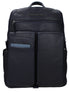 Piquadro Blue Leather Backpack Piquadro