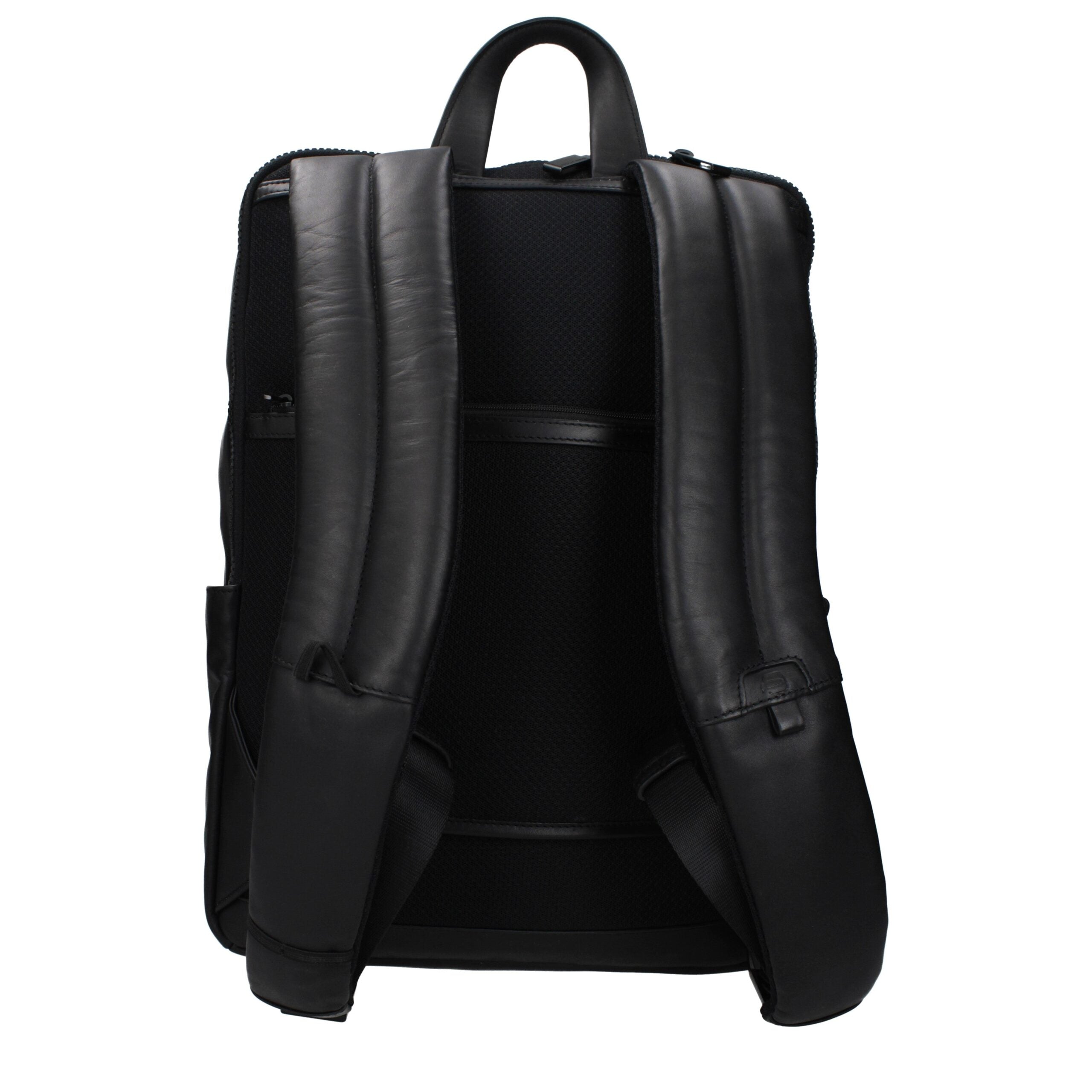 Piquadro Black Leather Backpack Piquadro