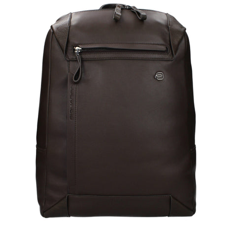 Piquadro Brown Leather Backpack Piquadro