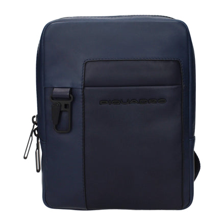 Piquadro Blue Leather Crossbody Bag Piquadro