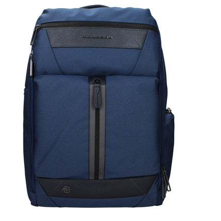 Piquadro Blue Fabric Backpack Piquadro