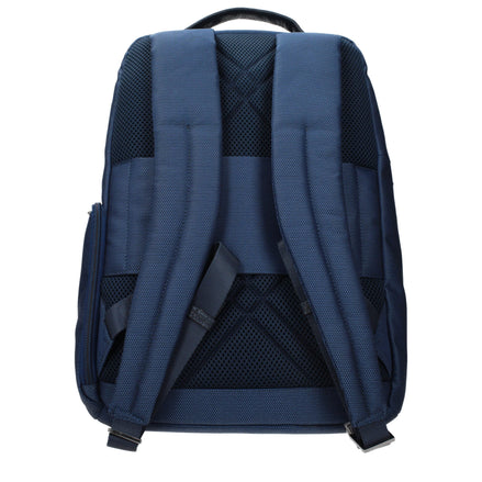 Piquadro Blue Fabric Backpack Piquadro