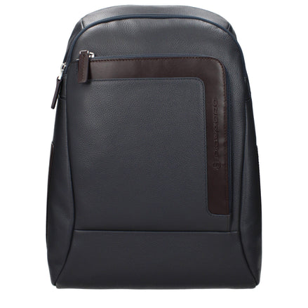 Piquadro Gray Leather Backpack Piquadro