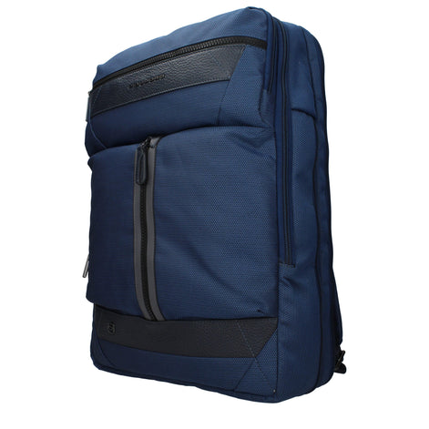 Piquadro Blue Fabric Backpack Piquadro