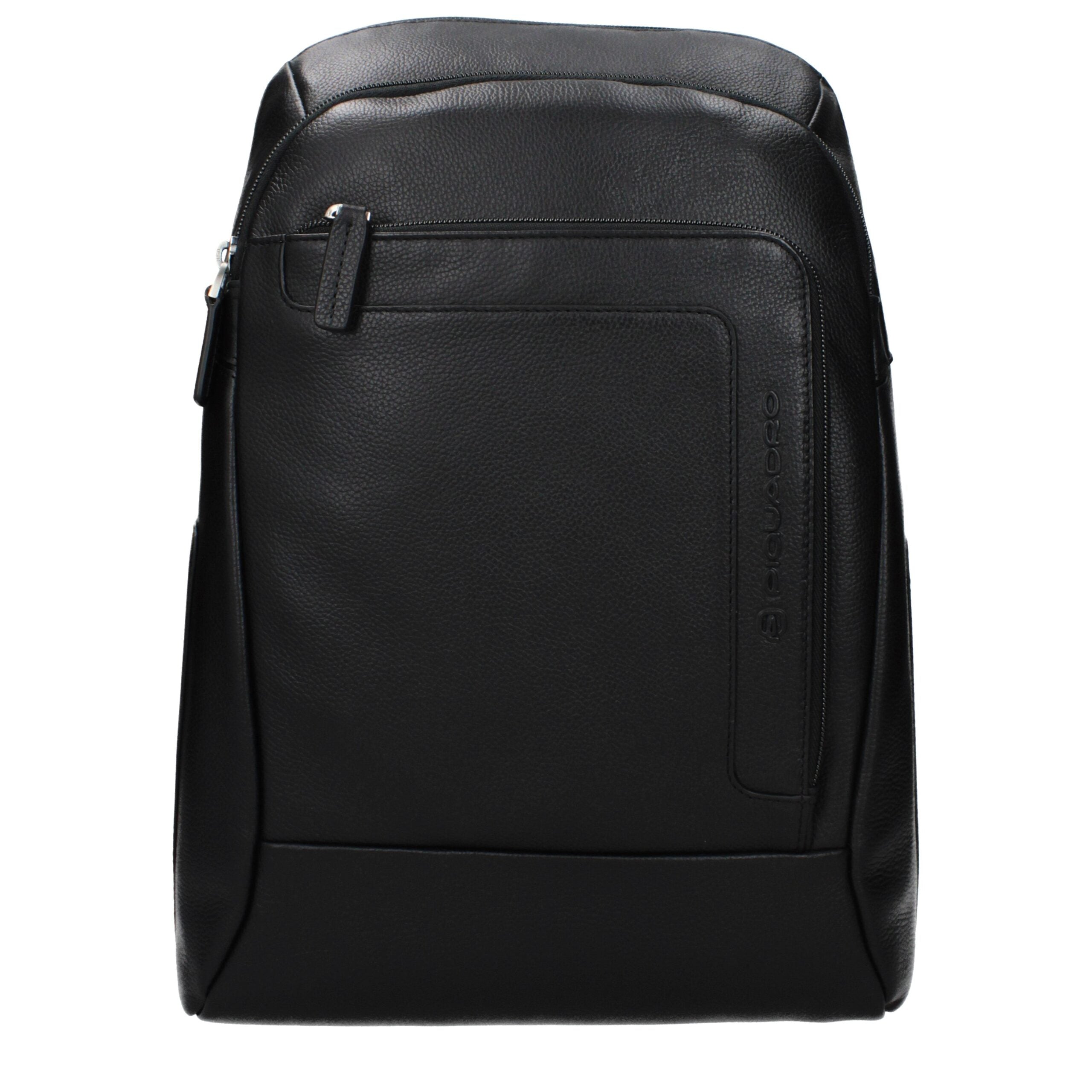 Piquadro Black Leather Backpack Piquadro