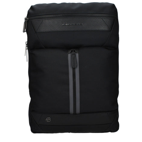 Piquadro Black Fabric Backpack Piquadro