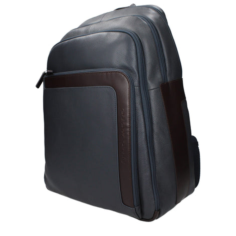 Piquadro Gray Leather Backpack Piquadro
