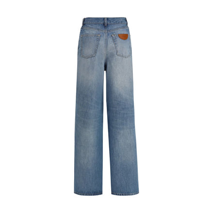Chloé Blue Cotton Jeans Denim Chloé