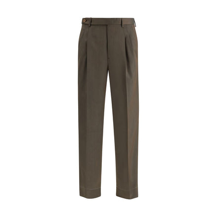 Brioni Bicolor Fleece Wool Casual Pants Brioni